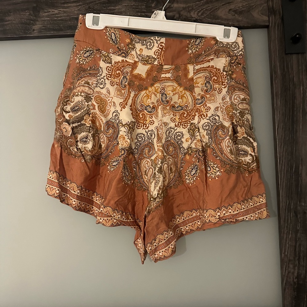 Paisley Print Women's Shorts